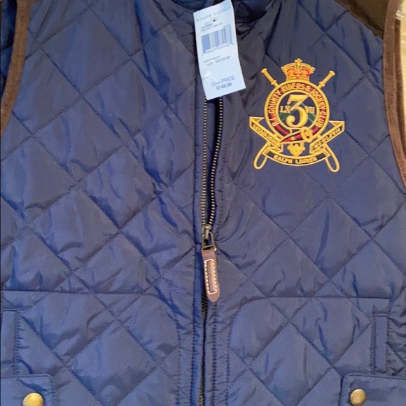 Ralph Lauren vest quilted embroidered logo - Picture 12 of 14